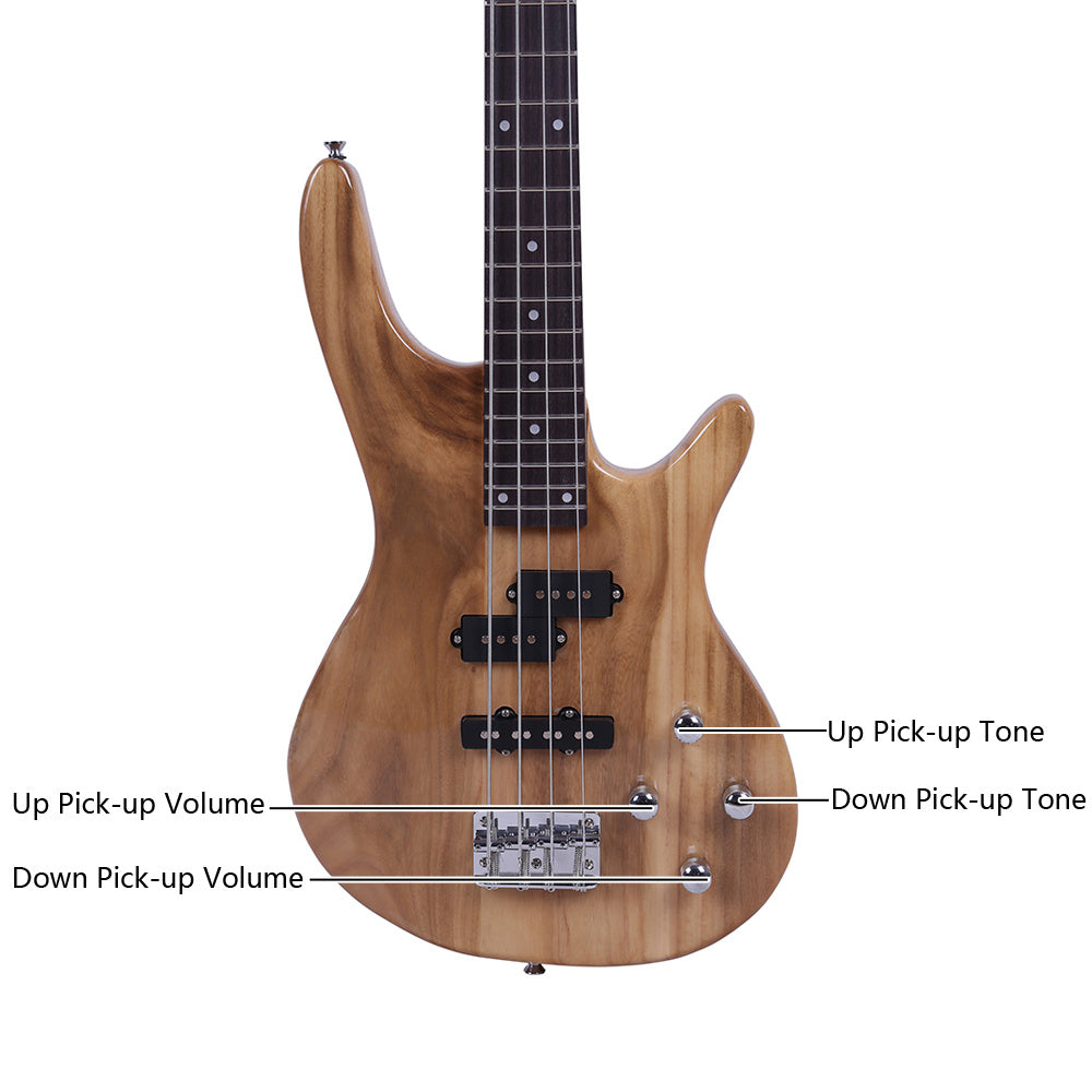 Exquisite Stylish IB Bass with Power Line and Wrench Tool Burlywood Color