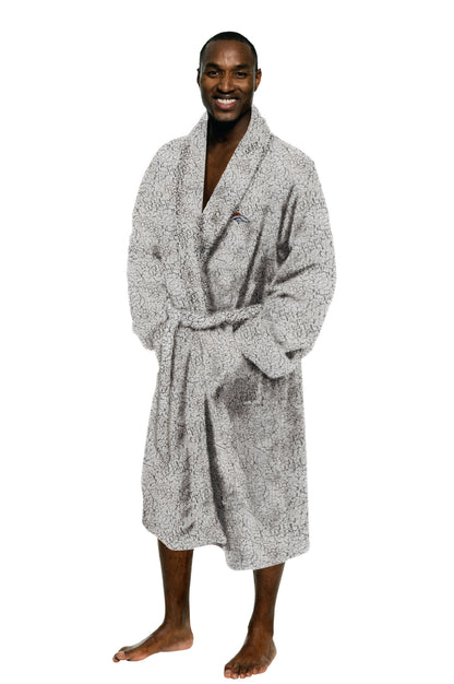 Broncos OFFICIAL NFL Sherpa Bath Robe; 26" x 47"