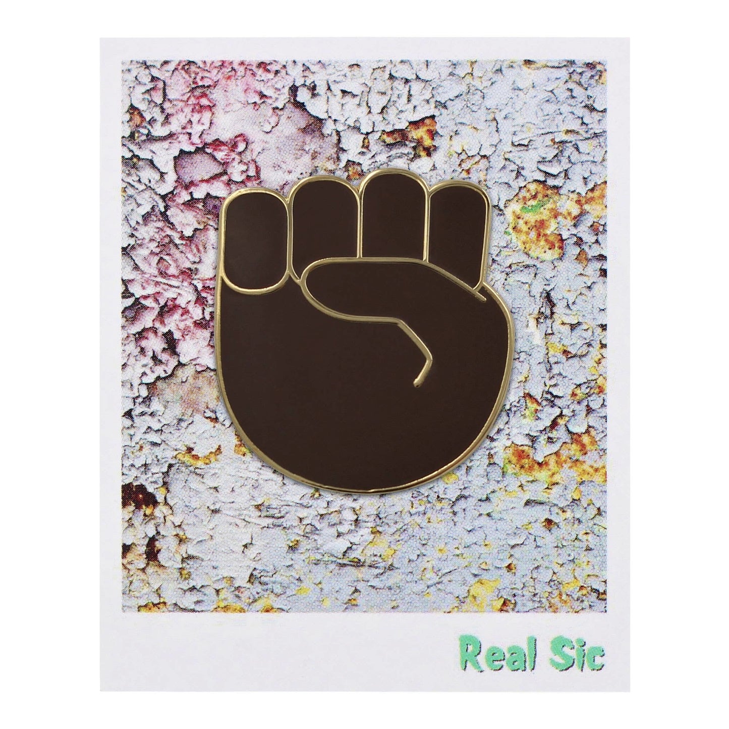 Raised Fist Protest Pride Black Lives Matter BLM Enamel Pin