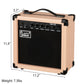 Glarry 20W GB-20 Electric Bass Guitar Amplifier Natural Color