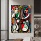 Hand Painted Oil Painting Canvas Wall Art Pablo Picasso Paintings Living Room Hallway Bedroom Luxurious Decorative Painting