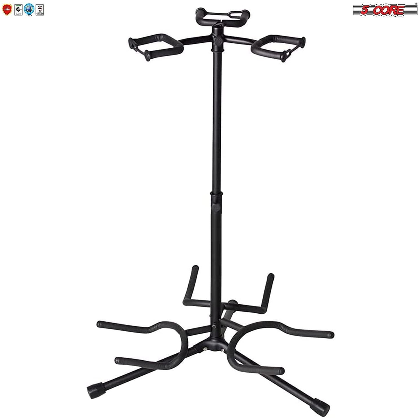 Metal Guitar Stand for Acoustic Classic Electric Guitar Detachable Musical Instrument Stand 5 Core (3 Guitar Holders)