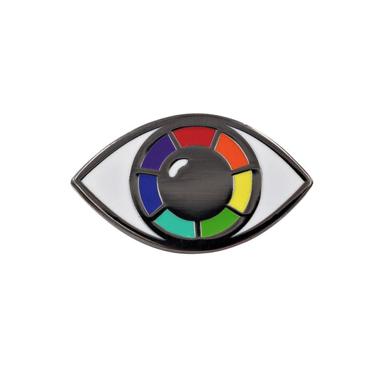 Queer Eye – Rainbow Eye Enamel Pin