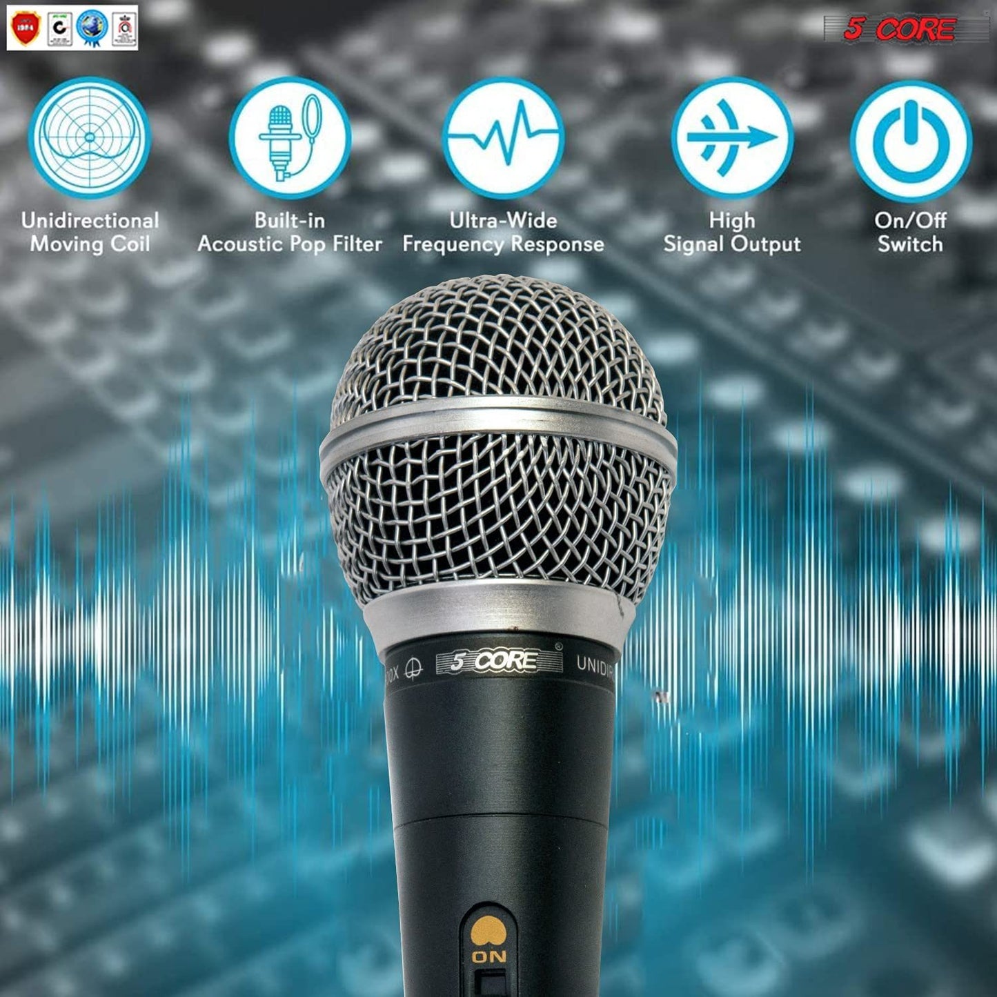 Professional Microphone Audio Dynamic Cardiod