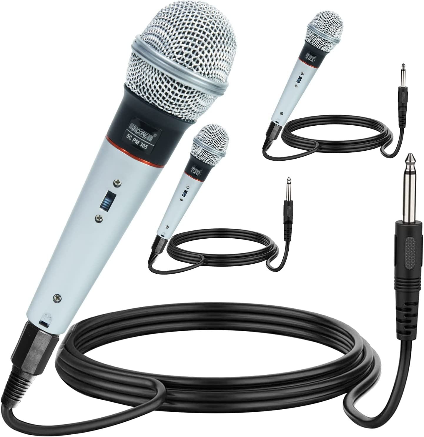 5 Core Professional Microphone Audio Dynamic Cardiod Karaoke Singing Wired Mic Music Recording Karoke Microphone PM305