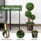 30 Inch Artificial Topiary Triple Ball Tree Indoor and Outdoor UV Protection