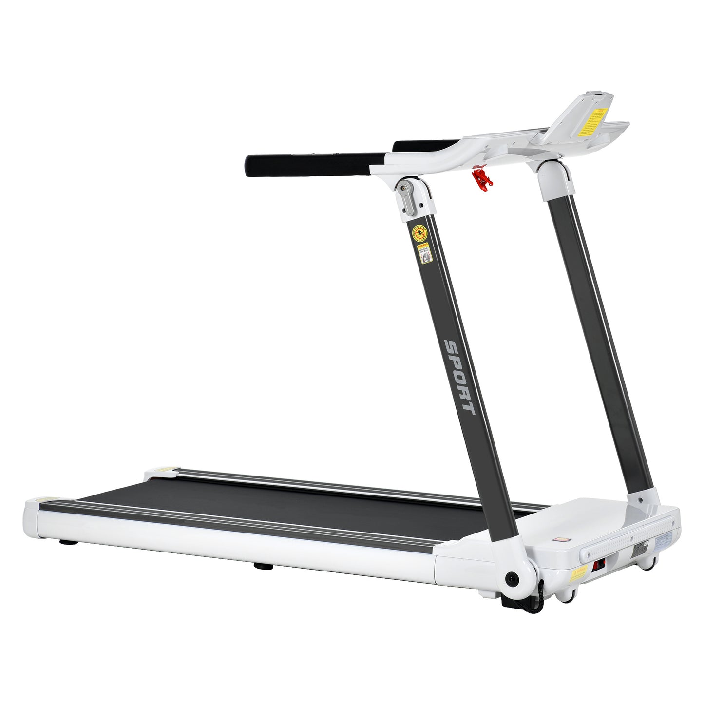 Portable Compact Treadmill;Electric Motorized 3.5HP;14KM/H;Medium Running Machine Motorised Gym 330lbs;Foldable for Home Gym Fitness Workout Jogging Walking;10% Incline ;Bluetooth Speaker APP FITIME