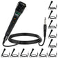 Professional Microphone Audio Dynamic Cardiod Karaoke Singing Wired Mic Music Recording Karaoke Microphone 5 Core PM625 Ratings (308P)