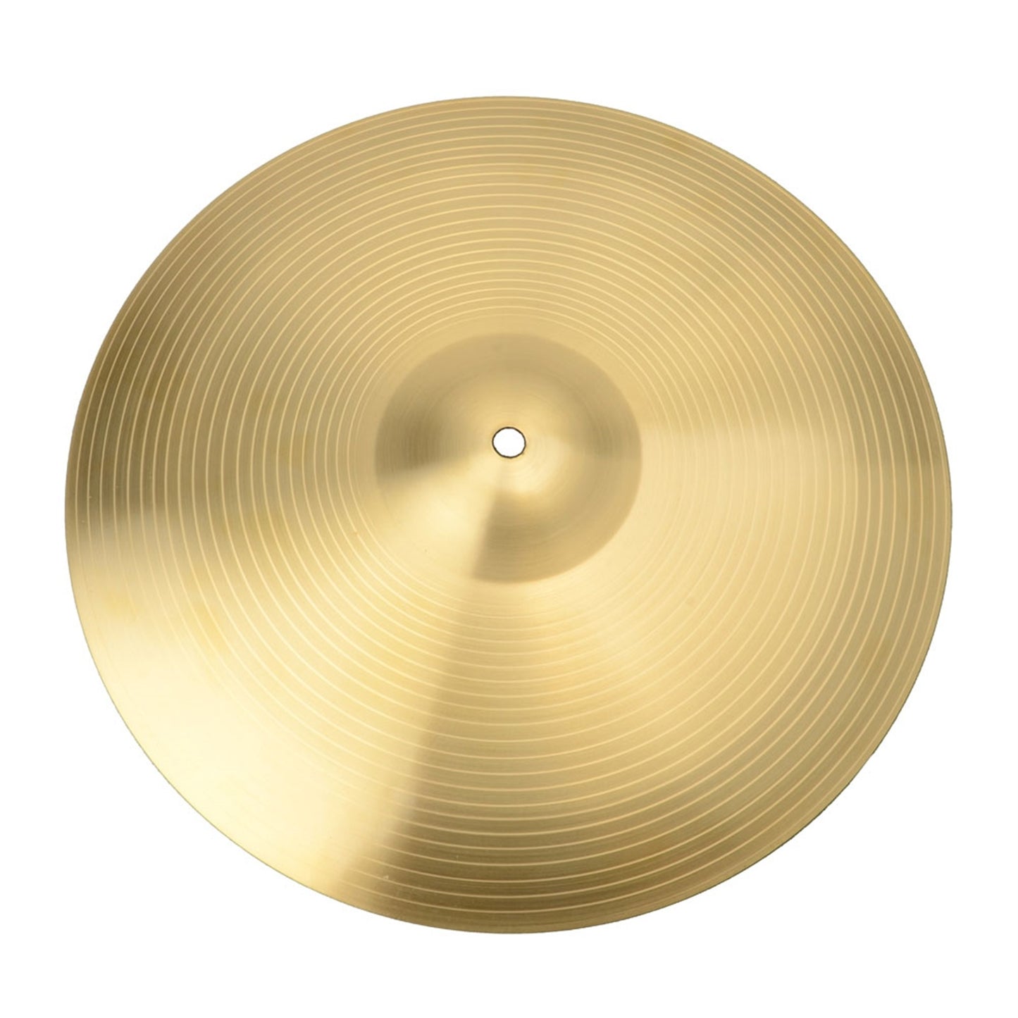 Professional 18" 0.8mm Copper Alloy Ride Cymbal for Drum Set Golden