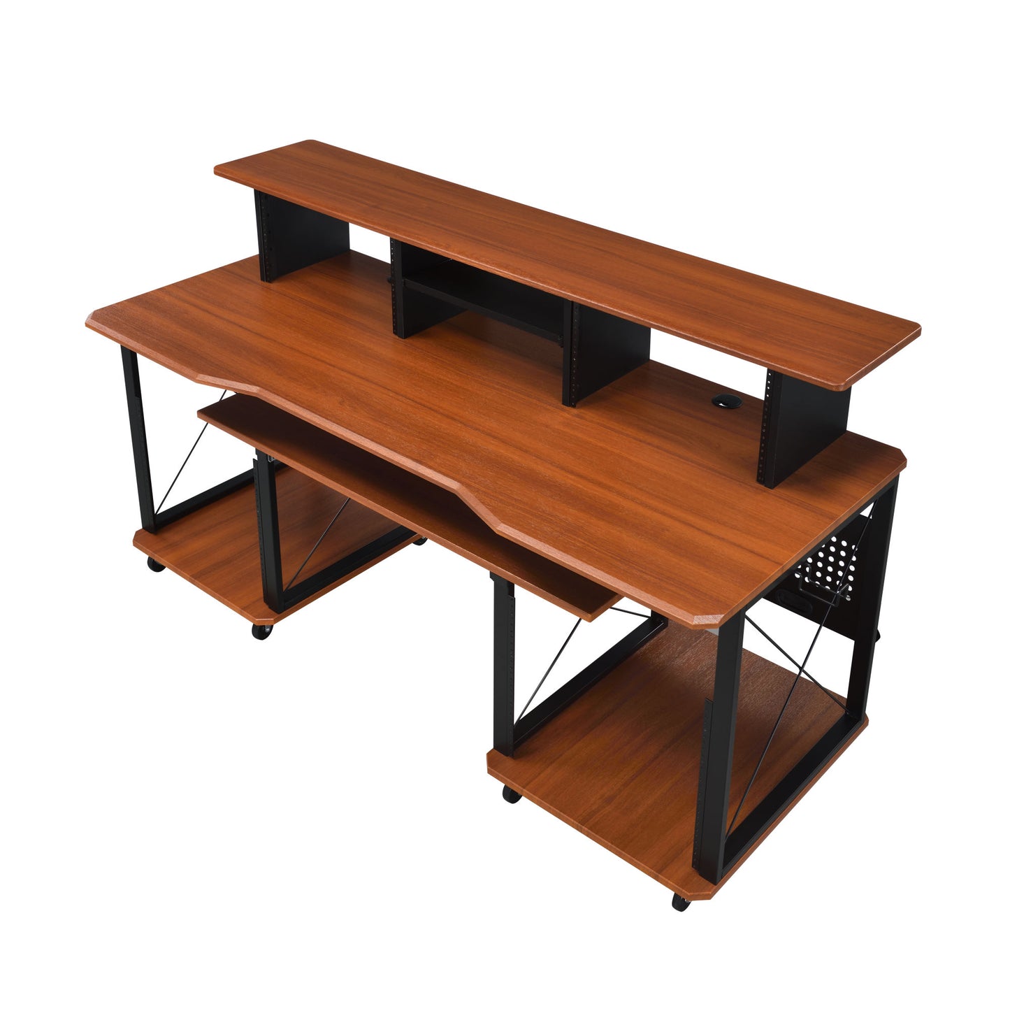 Megara Music Desk; Cherry &amp; Black Finish OF00988