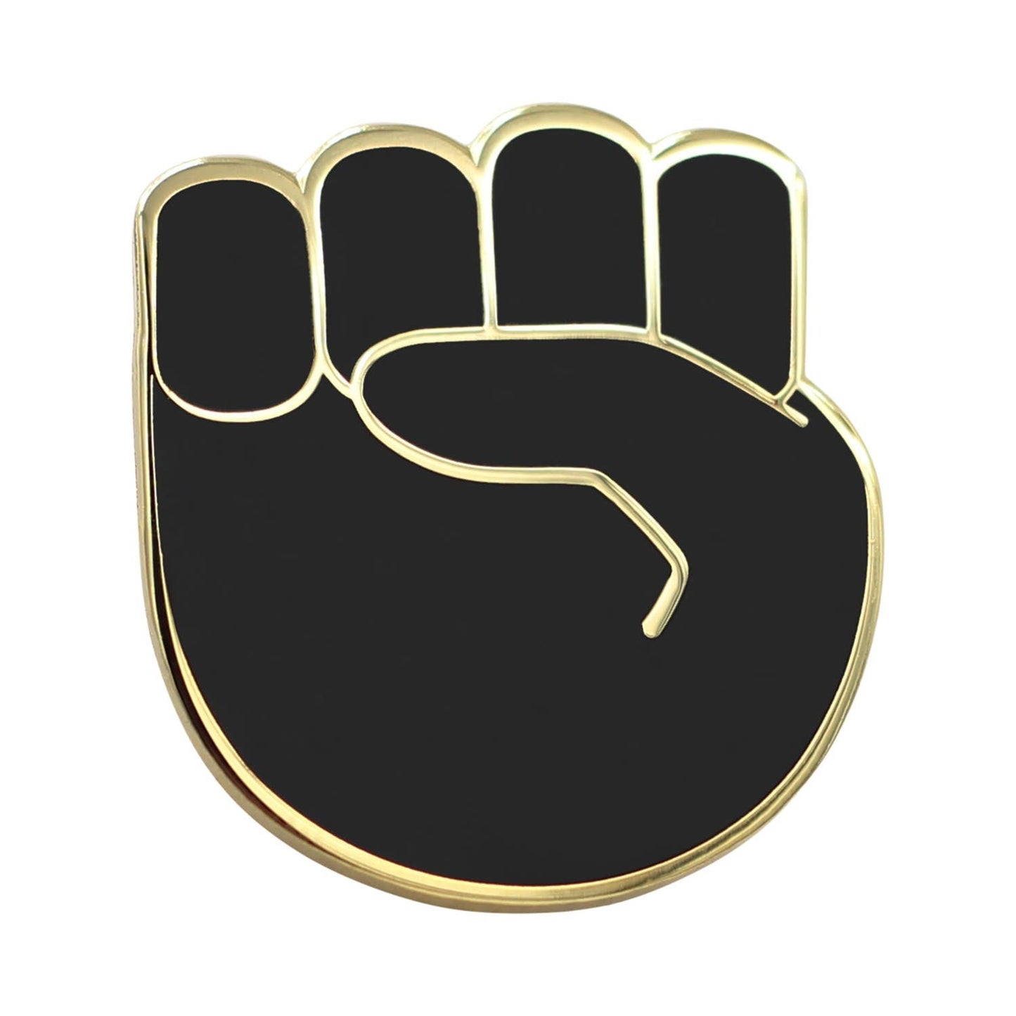 Raised Fist Protest Pride Black Lives Matter BLM Enamel Pin