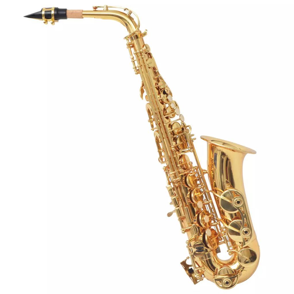 Alto Saxophone Yellow Brass with Gold Lacquer Eb (Copy) Doba